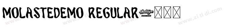 MolasteDemo Regular字体转换